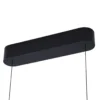 Lámpara colgante LED Lucande Solvar, 117 cm, negro, CCT, atenuable