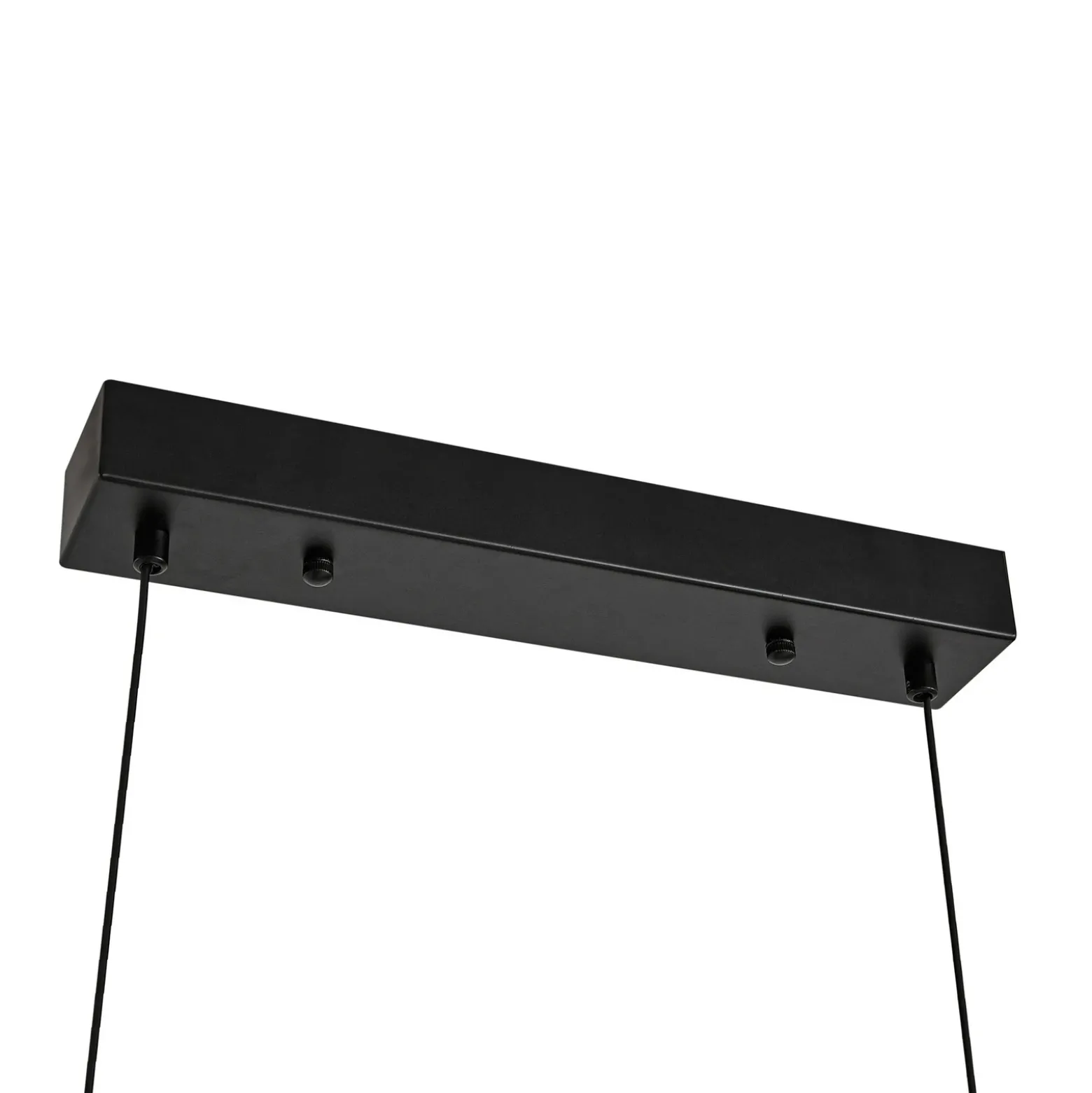 Lámpara colgante LED Lucande Sayori, 98 cm, negra, atenuable