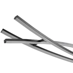 Lámpara colgante LED Lucande Sayori, 98 cm, negra, atenuable