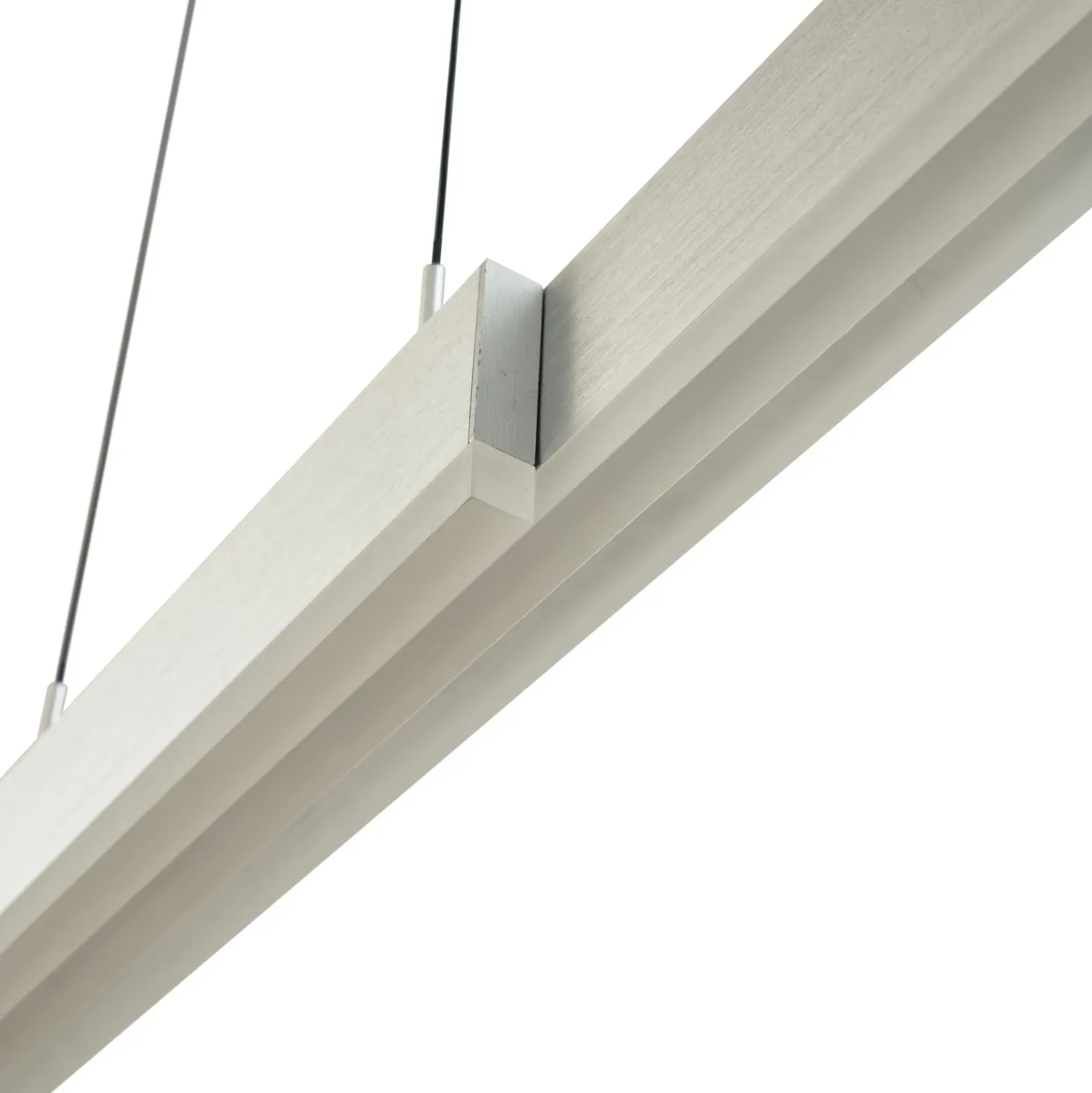 Lámpara colgante LED Lucande Torven, aluminio, CCT, extensible