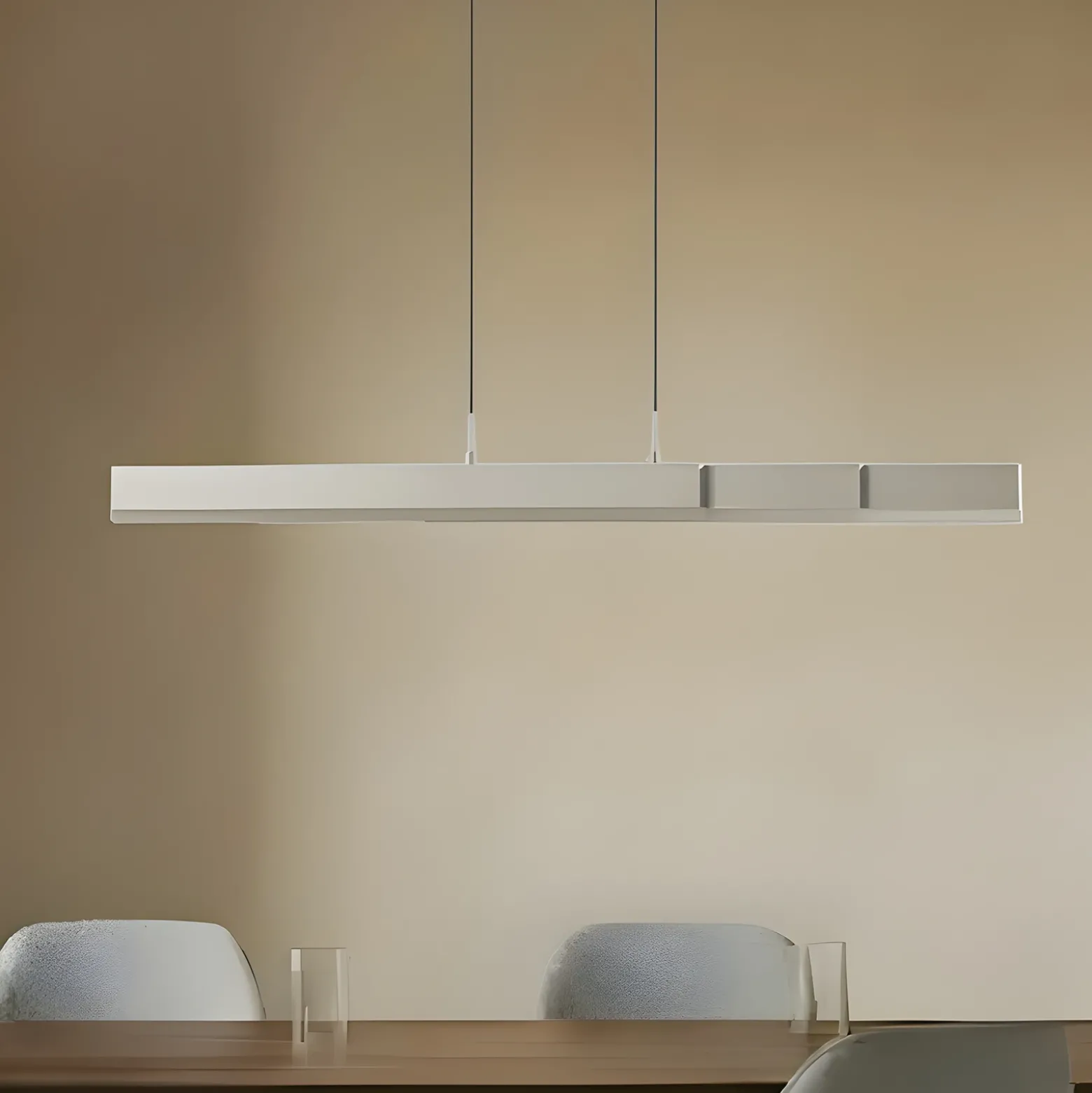 Lámpara colgante LED Lucande Torven, aluminio, CCT, extensible