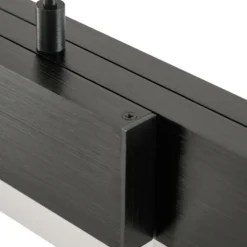 lámpara colgante LED Lucande Torven, negra, CCT, extensible