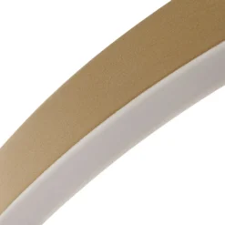 Lámpara colgante LED Lucande Yonam, Ø 80 cm, 1 luz, dorada, CCT