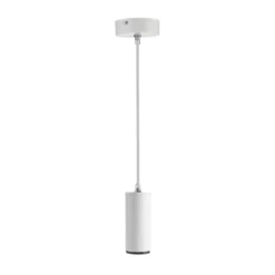 lámpara colgante LED Lucea 6, blanca, aluminio, 2700 K