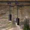 Lámpara colgante LED Lucea trifásica 15 W negra
