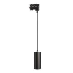 Lámpara colgante LED Lucea trifásica 10 W negra