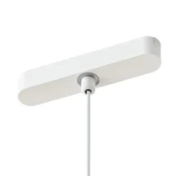 Lámpara colgante LED Lumaro de Lindby, blanca, 27 cm, 48 V, atenuable