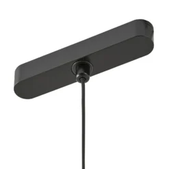 Lámpara colgante LED Lumaro de Lindby, negra, 27 cm, 48 V, atenuable