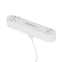 Lámpara colgante LED Lumaro de Lindby, blanca, Ø 3 cm, aluminio, 48 V, atenuable