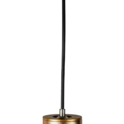 Lámpara colgante LED Lumaro de Lindby, dorada, Ø 3 cm, aluminio, 48 V, atenuable