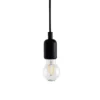Lámpara colgante LED Maman negro 14 luces