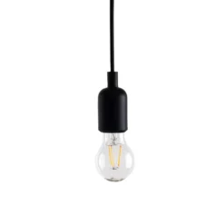 Lámpara colgante LED Maman negro 14 luces