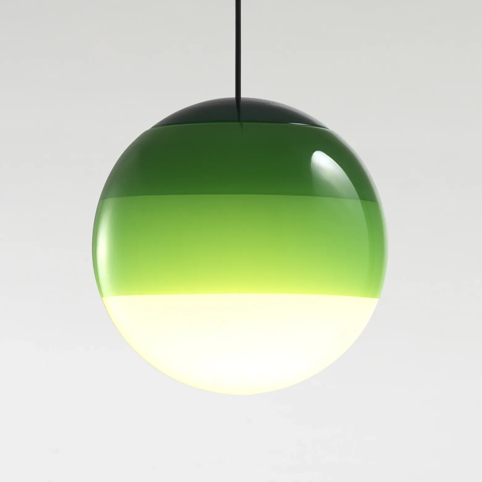 Lámpara colgante LED MARSET Dipping Light Ø 13 cm verde