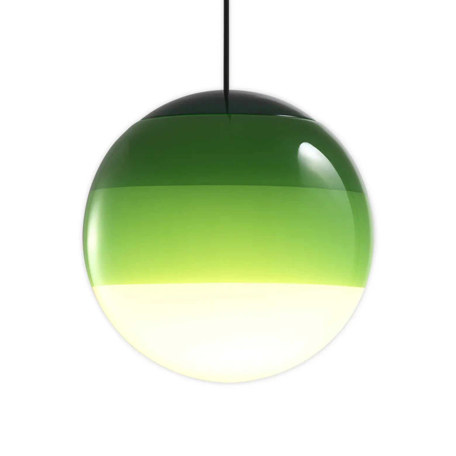 Lámpara colgante LED MARSET Dipping Light Ø 20 cm verde