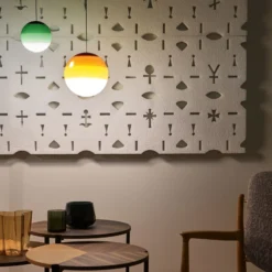 Lámpara colgante LED MARSET Dipping Light Ø 20 cm verde
