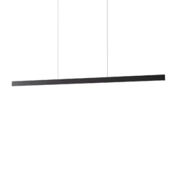 Lámpara colgante LED Mylosh de Lucande, negra, 150 cm, CCT, atenuable