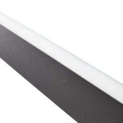 Lámpara colgante LED Mylosh de Lucande, negra, 150 cm, CCT, atenuable