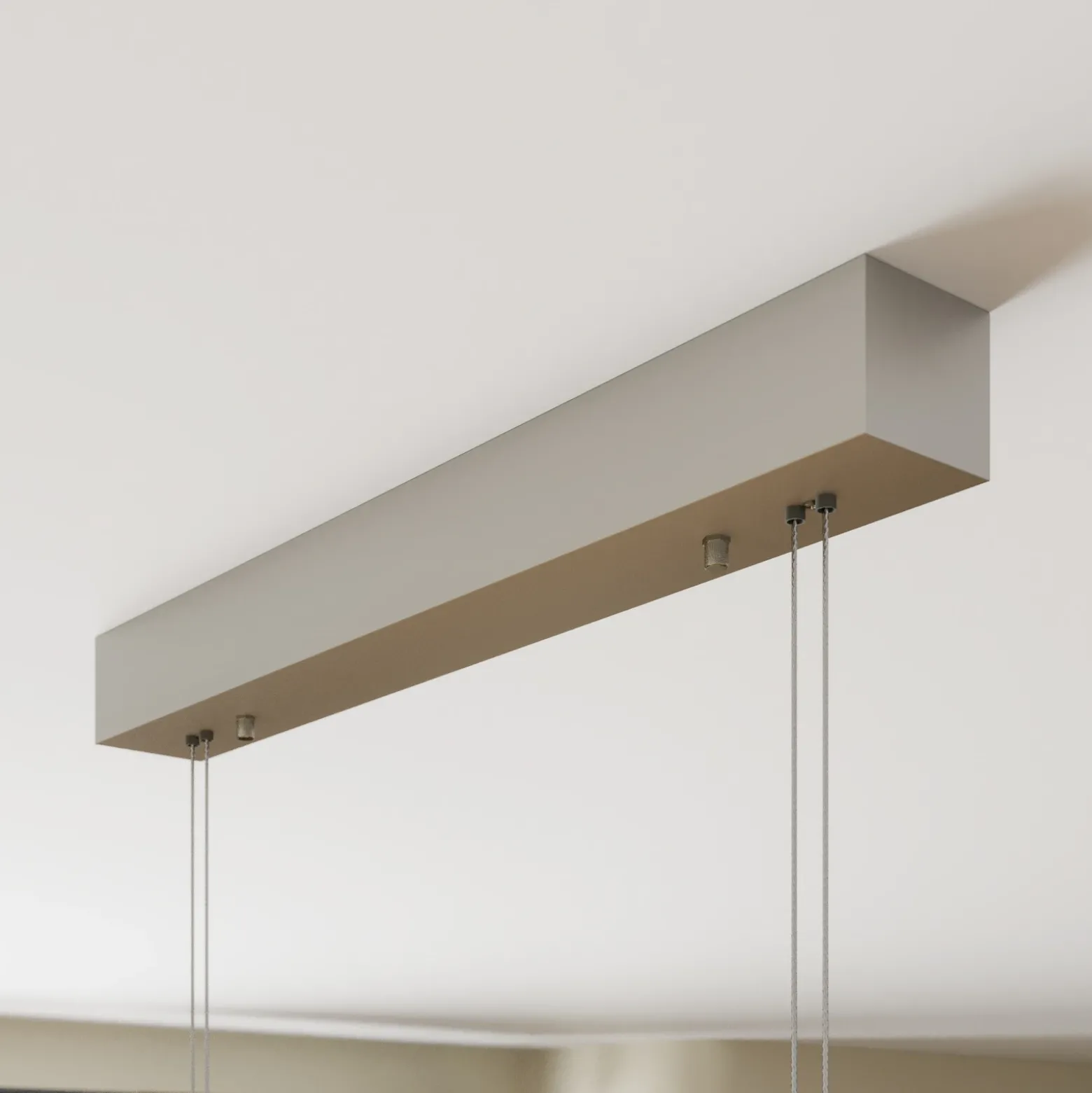 Lámpara colgante LED Nora de Quitani, roble natural, longitud 118 cm