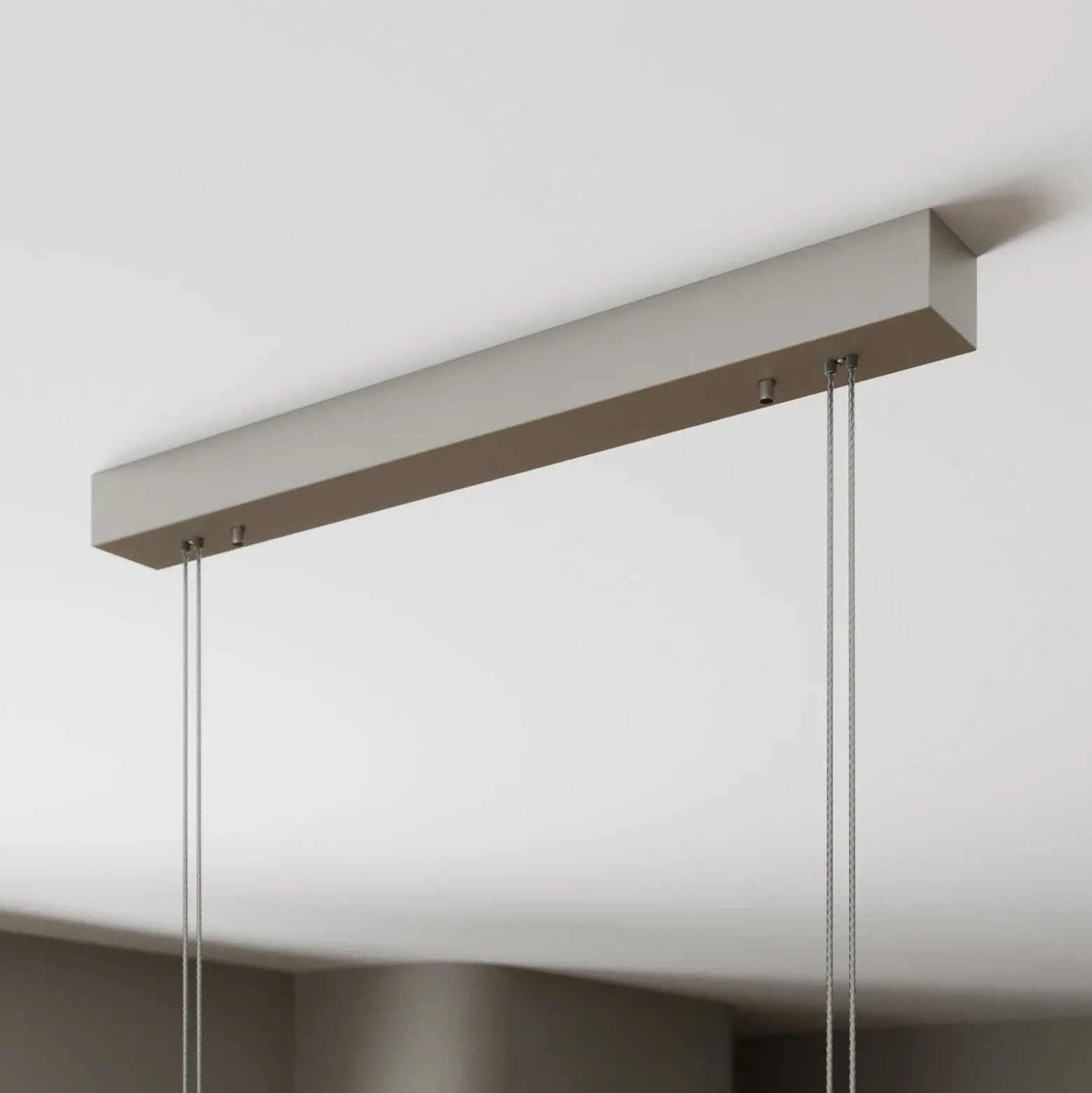 Lámpara colgante LED Nora de Quitani, roble natural, longitud 158 cm