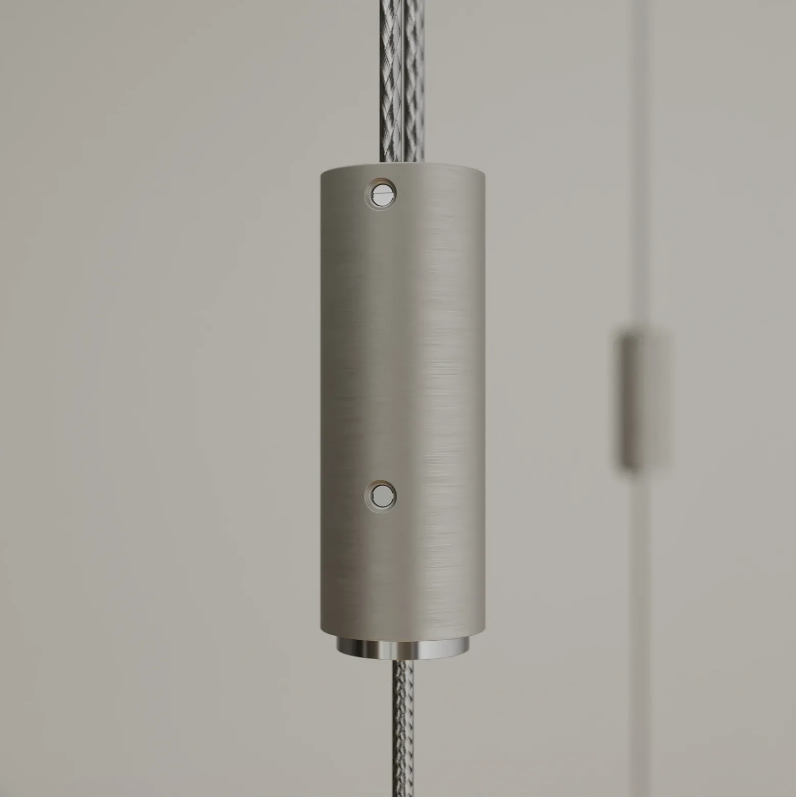 Lámpara colgante LED Nora de Quitani, roble natural, longitud 158 cm