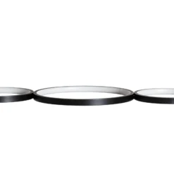 Lámpara colgante LED Olympia, metal, negro, 4000 K
