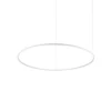 Lámpara colgante LED Oracle Slim de IDEAL LUX, blanca, 3.000 K, Ø 150 cm