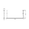 lámpara colgante LED OSRAM Office line Slab blanca 4000 K atenuable