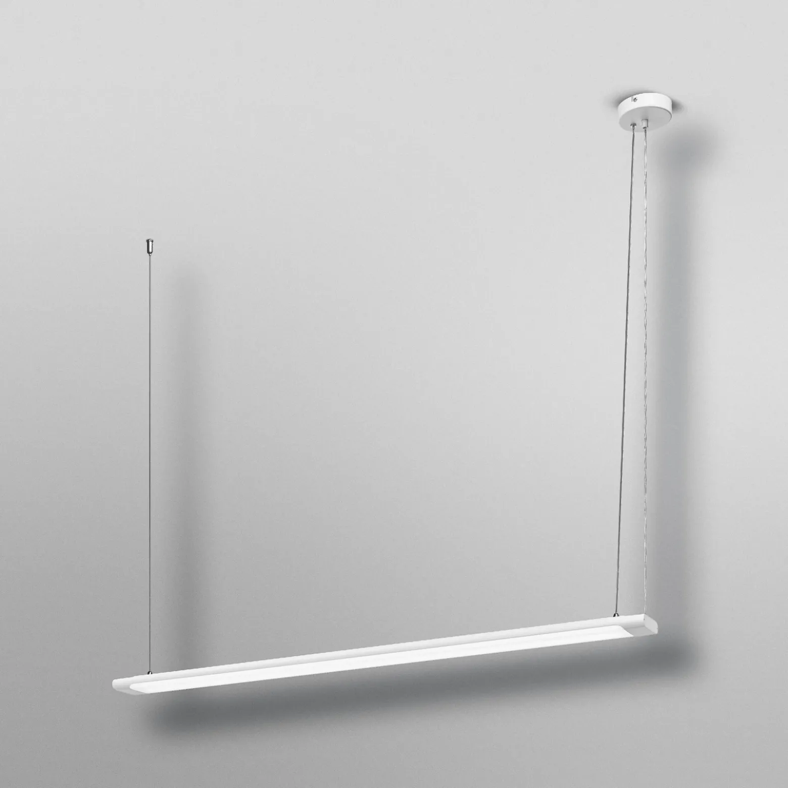 lámpara colgante LED OSRAM Office line Slab blanca 4000 K atenuable
