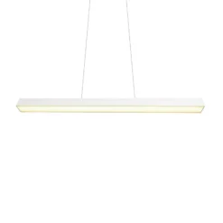 Lámpara colgante LED Paros DUOline, barras, blanco