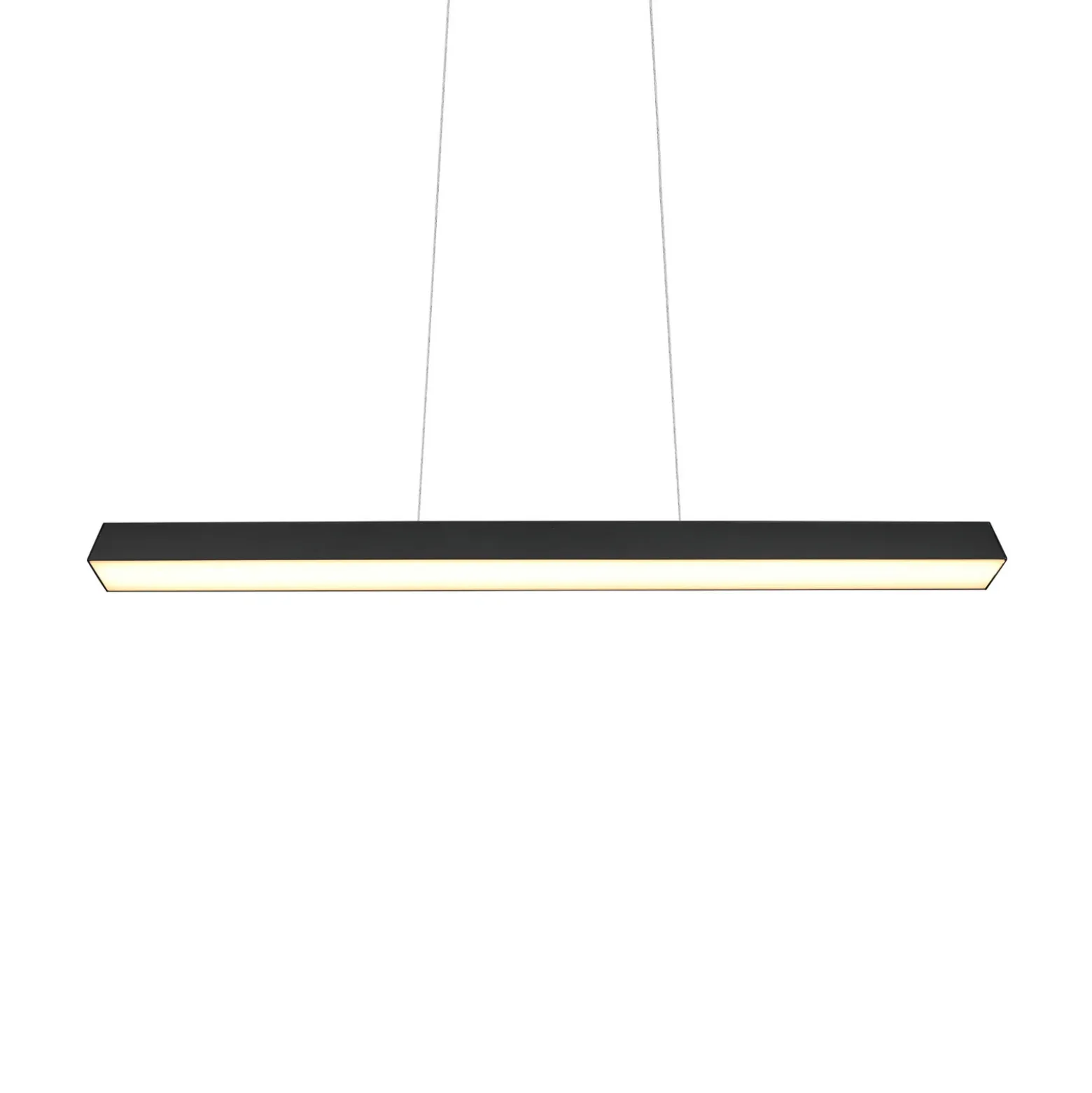 Lámpara colgante LED Paros DUOline, barras, negro