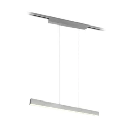Lámpara colgante LED Paros DUOline, barras, níquel