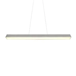 Lámpara colgante LED Paros DUOline, barras, níquel