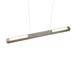 Lámpara colgante LED Paros DUOline, barras, níquel