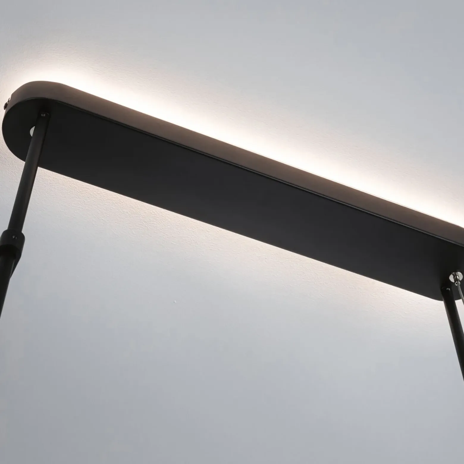 Lámpara colgante LED Paulmann Puric Pane, negra, 6 luces, inteligente
