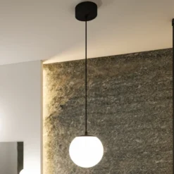 Lámpara colgante LED Paulmann Gove IP44 1 luz, negra