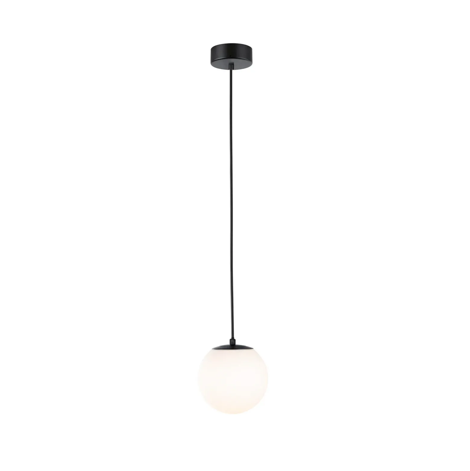 Lámpara colgante LED Paulmann Gove IP44 1 luz, negra
