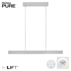 Lámpara colgante LED PURE E-Motion, diamante, CCT
