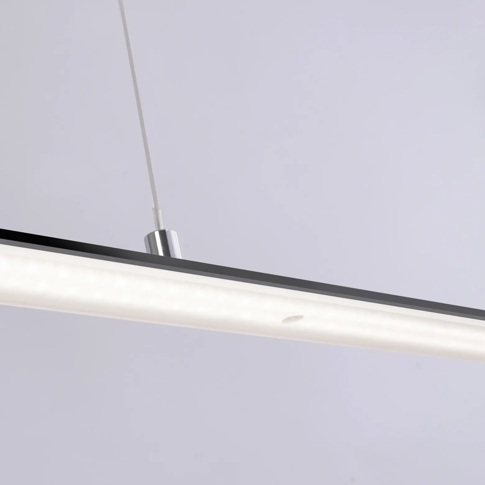 Lámpara colgante LED PURE Lite, grafito, 160 cm, CCT, atenuable