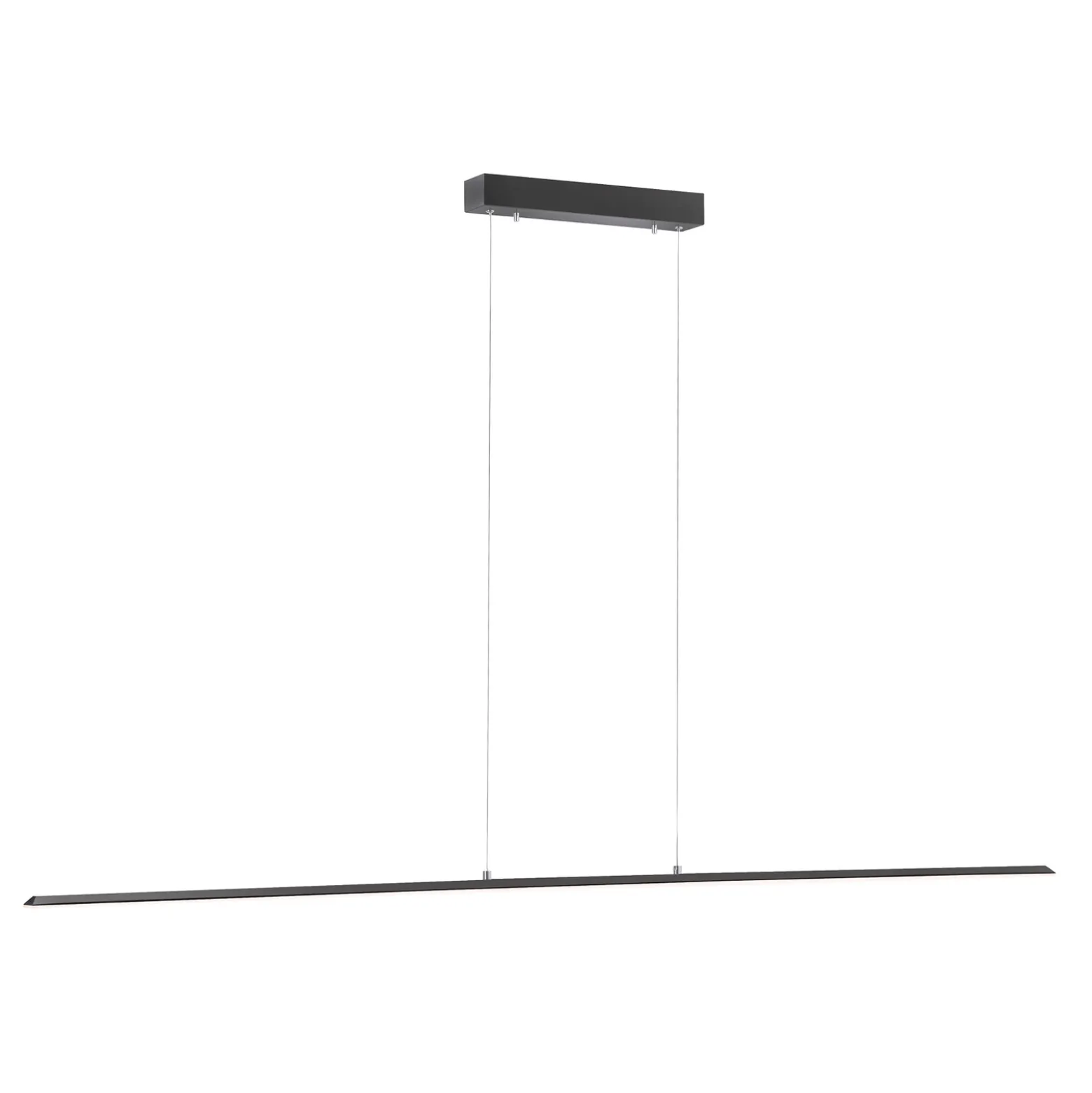 Lámpara colgante LED PURE Lite, grafito, 160 cm, CCT, atenuable