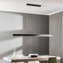 lámpara colgante LED PURE Lume, grafito, CCT