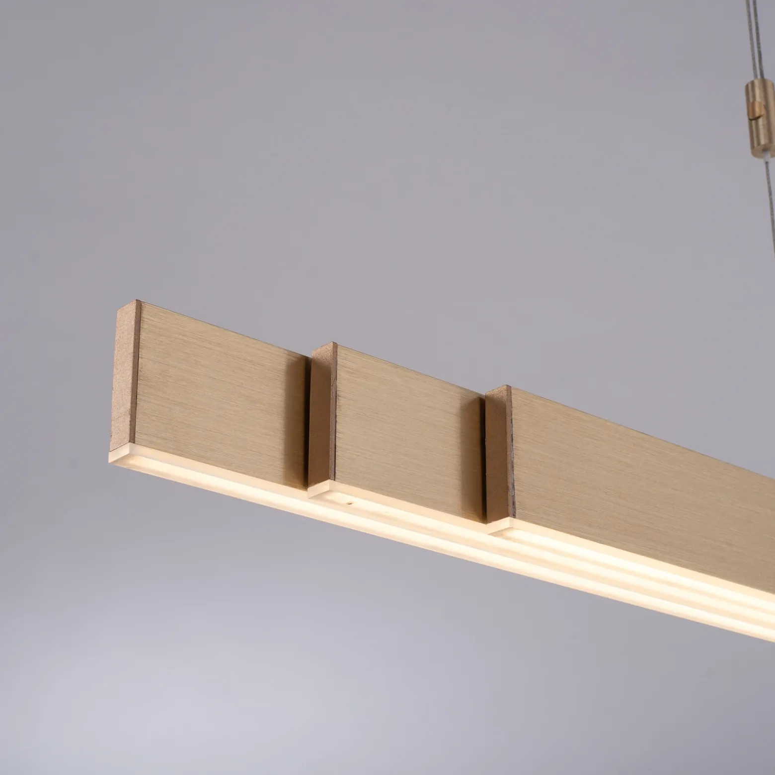 lámpara colgante LED PURE Moto, oro imperial, atenuable, CCT