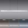 lámpara colgante LED PURE Moto-Rise, diamante, aluminio, CCT