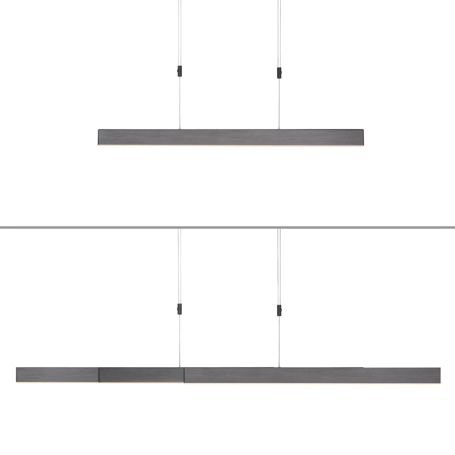 lámpara colgante LED PURE Moto, platino, atenuable, CCT