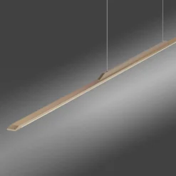 Lámpara colgante LED PURE Surface, bronce, 125 cm, aluminio, 3000 K