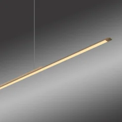 Lámpara colgante LED PURE Surface, bronce, 125 cm, aluminio, 3000 K