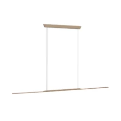 Lámpara colgante LED PURE Surface, bronce, 125 cm, aluminio, 3000 K