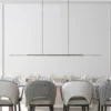 Lámpara colgante LED PURE Surface, gris, 160 cm, aluminio, 3000 K