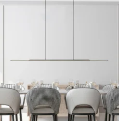 Lámpara colgante LED PURE Surface, gris, 160 cm, aluminio, 3000 K