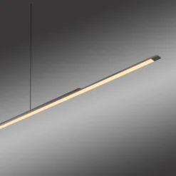 Lámpara colgante LED PURE Surface, gris, 160 cm, aluminio, 3000 K