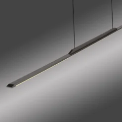 Lámpara colgante LED PURE Surface, gris, 125 cm, aluminio, 3000 K